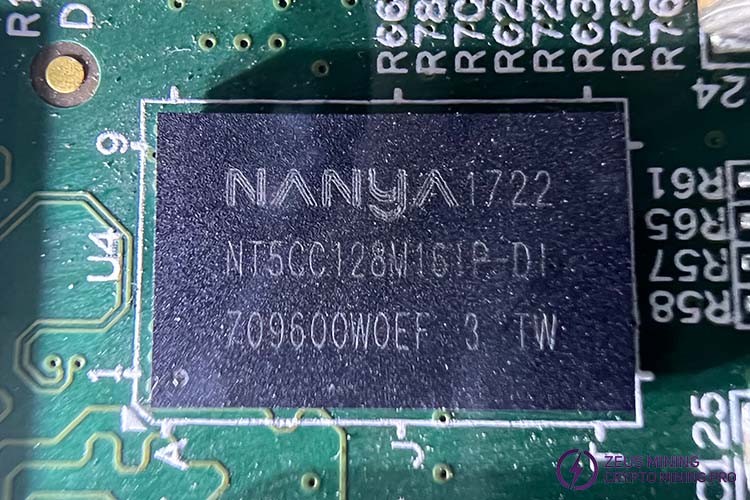 NT5CC128M16IP-DI على لوحة التحكم S9