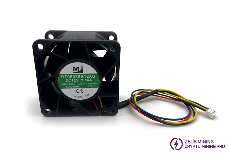 مروحة DZ06038B12XG 12V 2.16A 60mm لـ Whatsminer PSU