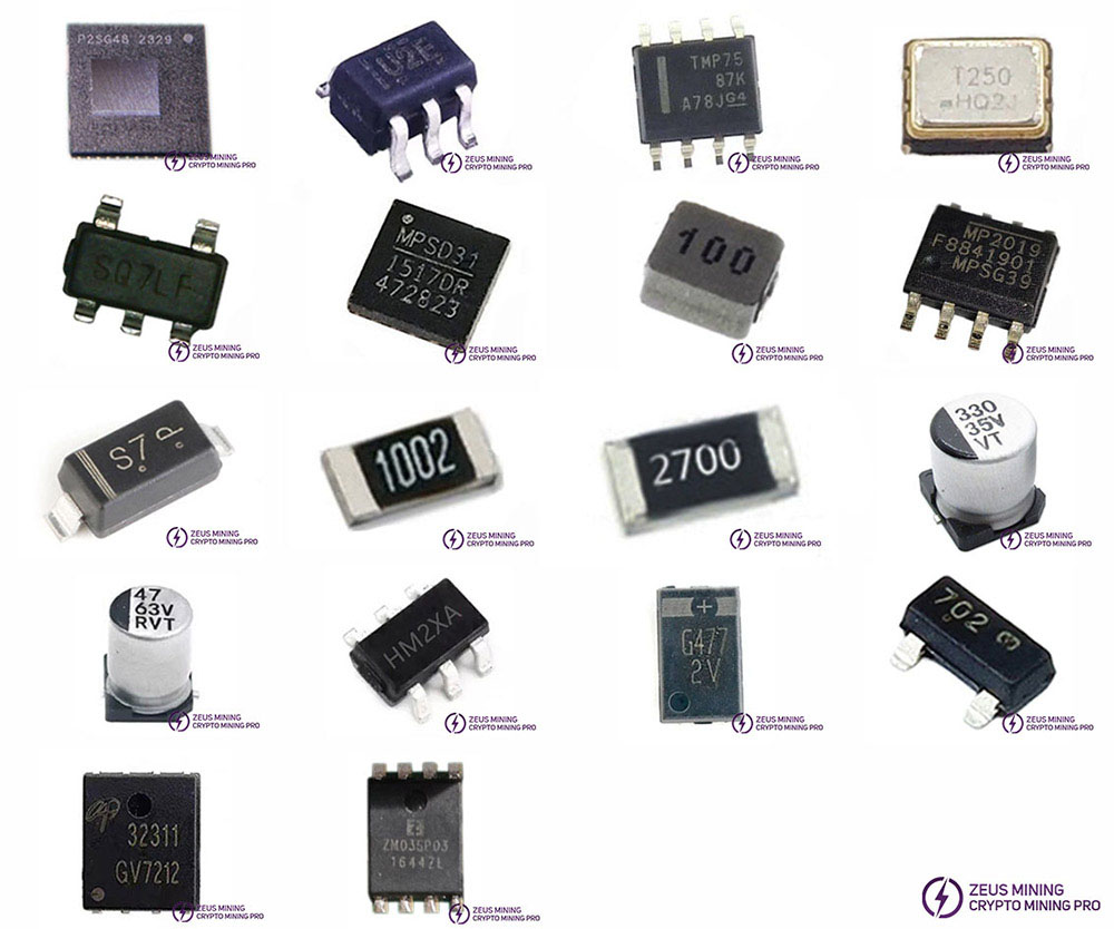 قائمة إصلاح هاش بورد KS3L مع شرائح ASIC