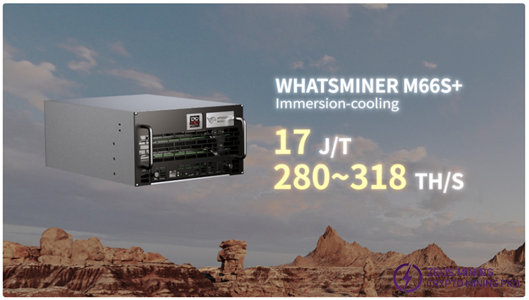 WhatsMiner M66S+ تبريد الغمر Bitcoin مينر