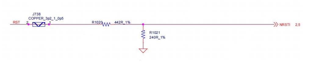 إشارة RST لـ Antminer T21