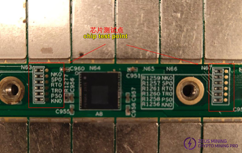 نقاط اختبار شريحة ASIC