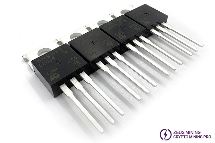 محول MOSFET للطاقة لـ STP6N95K5