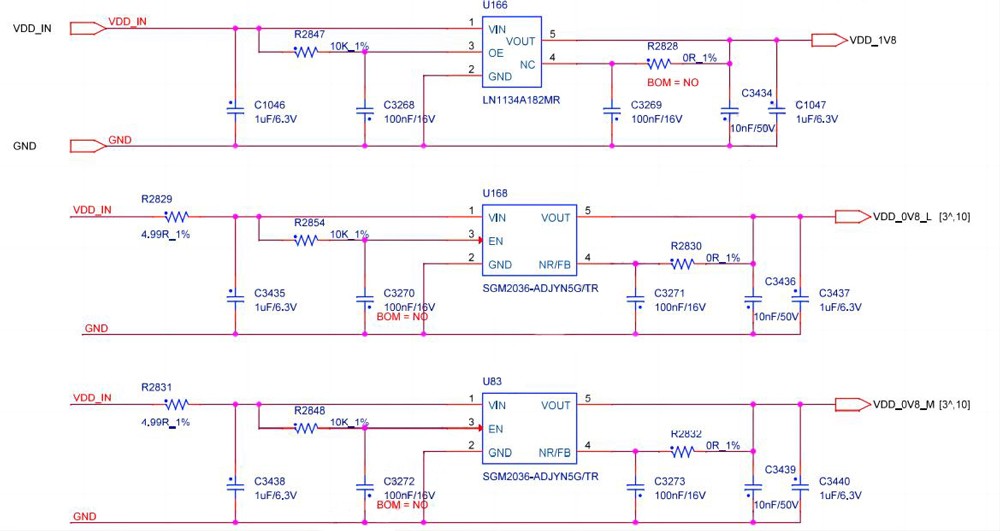 هاش بورد BHB28501 LDO 1.8V