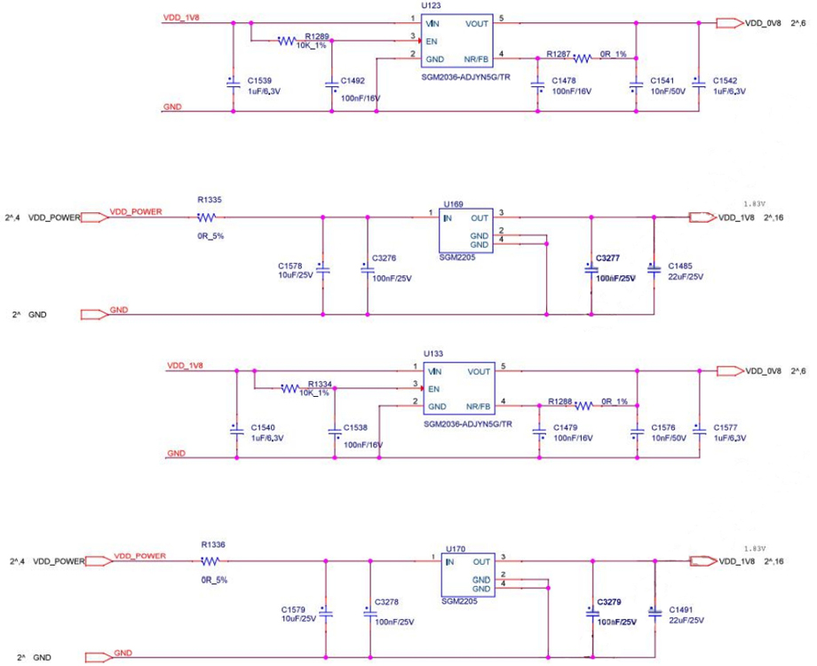 S19a المجال الأخير LDO مخطط دائرة