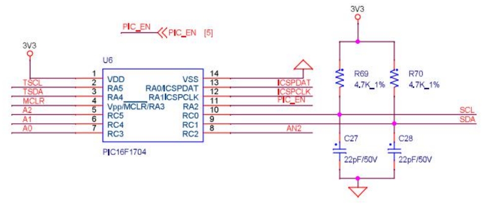 مخطط دائرة PIC لـ Antminer S19a