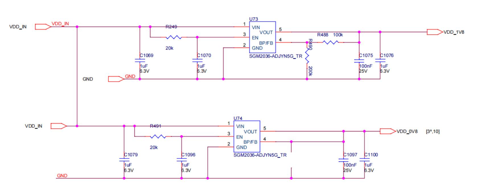 BHB42611 هاش بورد مخطط LDO