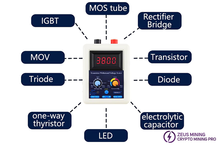 0V-3800V IGBT اختبار قدرة الترانزستور على الجهد