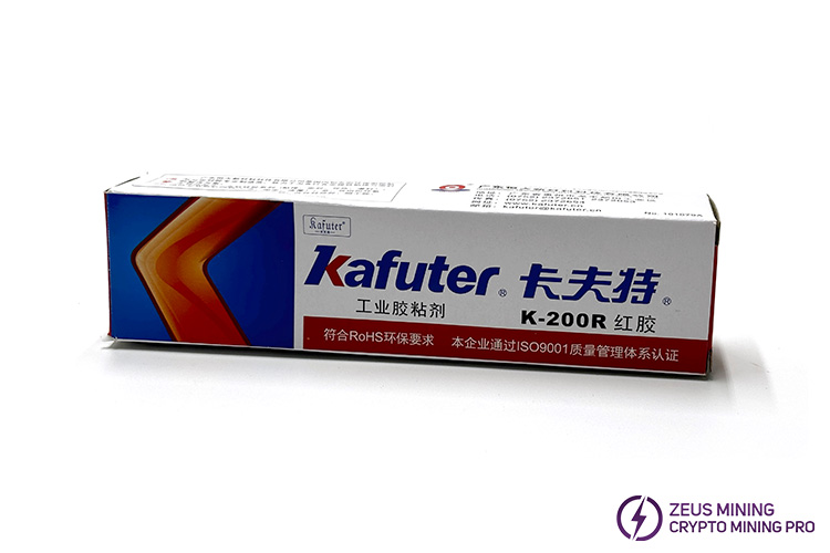 غراء Kafuter K-200R الإلكتروني الأحمر اللاصق القابل للفك