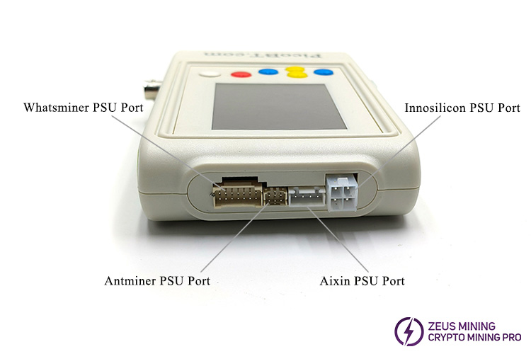 منافذ PSU لجهاز اختبار PicoBT