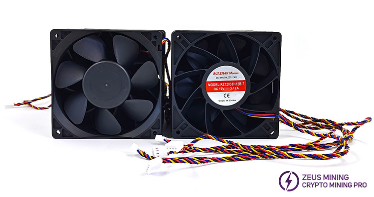 مروحة موديل RZ12038H12B-7 مقاس 120 ملم