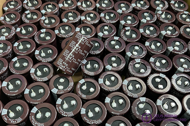30x50 مكثف كهربائيا 500V 470 فائق التوهج