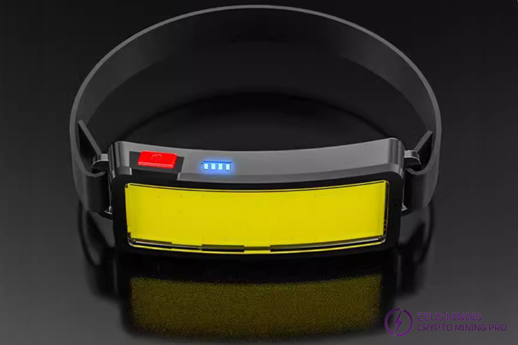 مصباح أمامي COB قابل لإعادة الشحن عبر USB