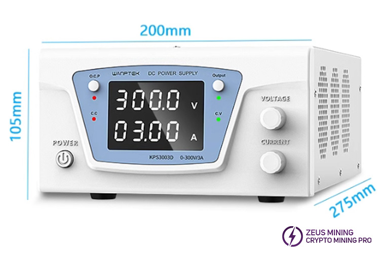مزود طاقة KPS3003D لإصلاح أجهزة التعدين ASIC