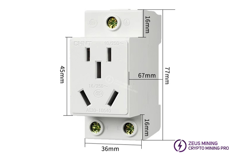 مقبس معياري 16A 250V