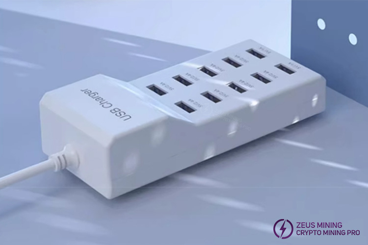 عدة منافذ USB 10 محطة شحن