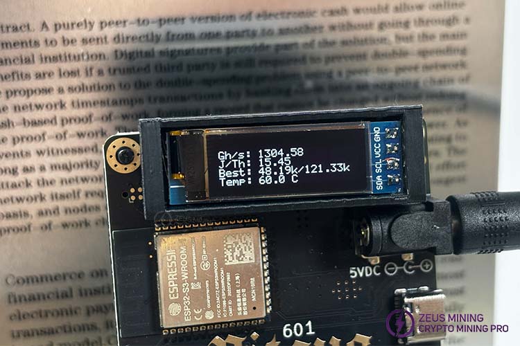 عملية تعدين Bitaxe 601 Gamma