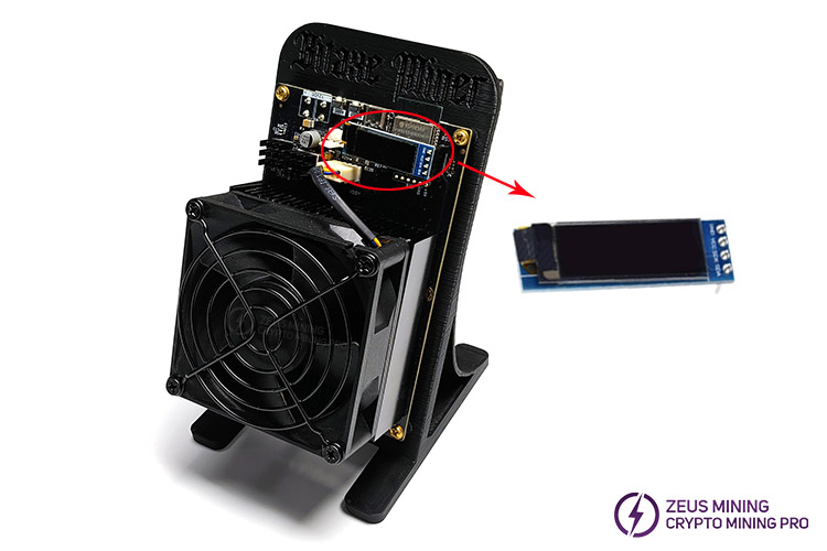 شاشة OLED LCD بديلة لجهاز تعدين Bitaxe Gamma 601 SOLO