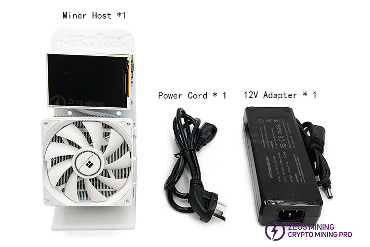 قائمة قطع جهاز تعدين NerdQAxe++ بسرعة ٤.٨ تيراوات/ثانية بشاشة كبيرة