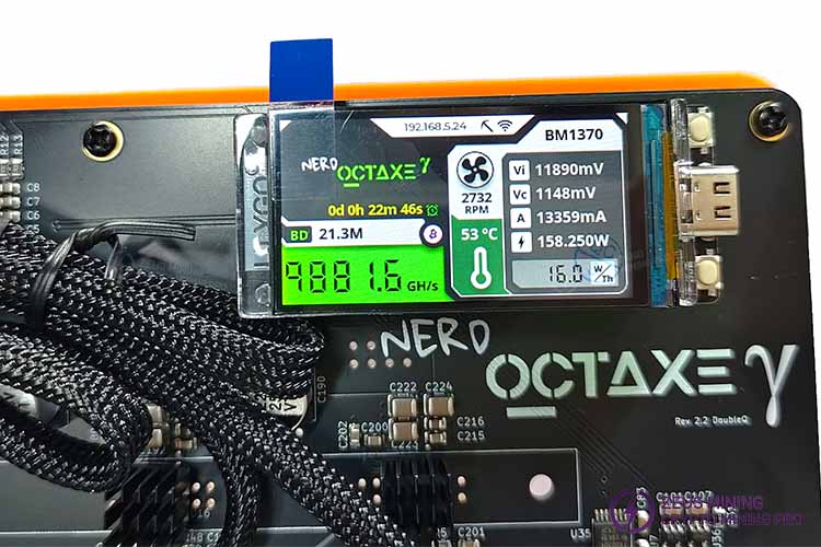 واجهة تعدين Bitaxe Nerd OCTAXE 9.6T واجهة تعدين Bitaxe Nerd OCTAXE 9.6T