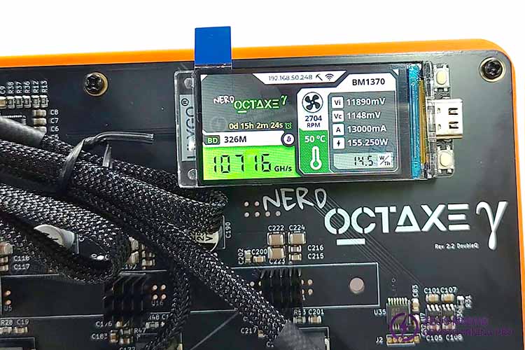 جهاز تعدين Bitcoin SOLO Nerd OCTAXE 9.6T جهاز تعدين Bitcoin SOLO Nerd OCTAXE 9.6T