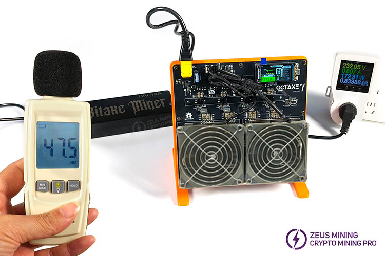اختبار معدات التعدين Bitaxe Nerd OCTAXE 9.6T SOLO اختبار معدات التعدين Bitaxe Nerd OCTAXE 9.6T SOLO