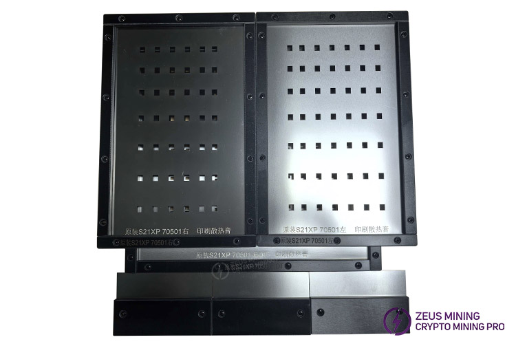  قالب معجون التبريد الحراري للوحة التجزئة المبردة بالهواء Antminer S21XP