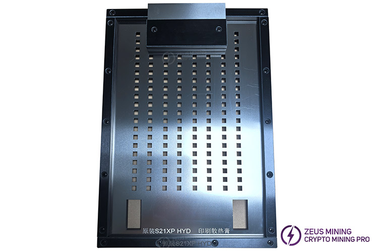 قالب استنسل مطلي بشحم السيليكون لجهاز Antminer S21XP Hydro قالب استنسل مطلي بشحم السيليكون لجهاز Antminer S21XP Hydro