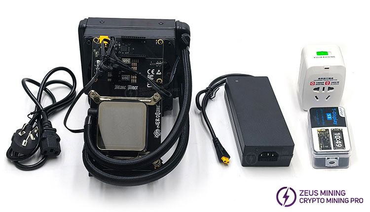 جهاز تعدين بيتكوين NerdQaxe++ Hydro 6TH بقوة 100 واط جديد كليًا جهاز تعدين بيتكوين NerdQaxe++ Hydro 6TH بقوة 100 واط جديد كليًا