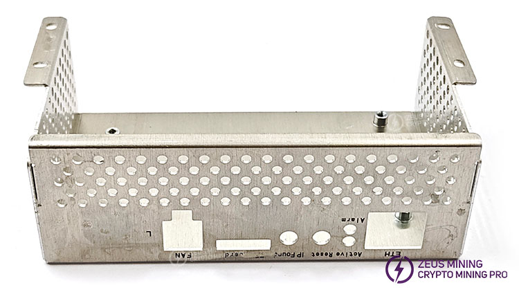 إطار فضي لعلبة لوحة تحكم Whatsminer ذات ٤ دبابيس