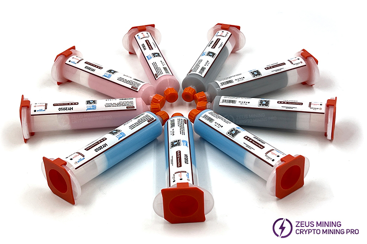 معجون حراري HY2010 لصيانة أجهزة تعدين ASIC