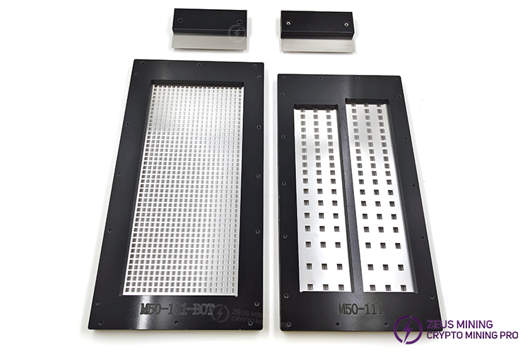 قالب معجون حراري للوحة تجزئة Whatsminer M50 111 رقاقة