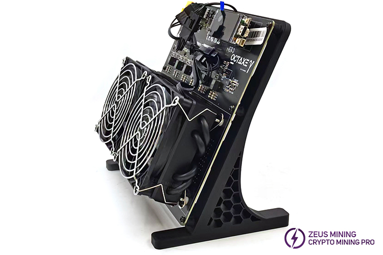 جهاز تعدين بيتكوين NerdOCTAxe Rev 3.1 بقدرة 12 تيراهاش/ثانية