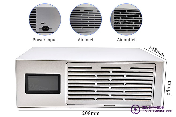 جهاز تعدين العملات الرقمية Lucky Miner LV08 pro 7T للاستخدام الفردي