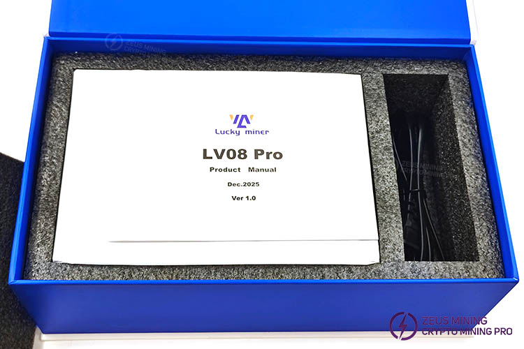 جهاز تعدين العملات الرقمية Lucky Miner LV08 Pro 7 TH صامت للاستخدام المنزلي
