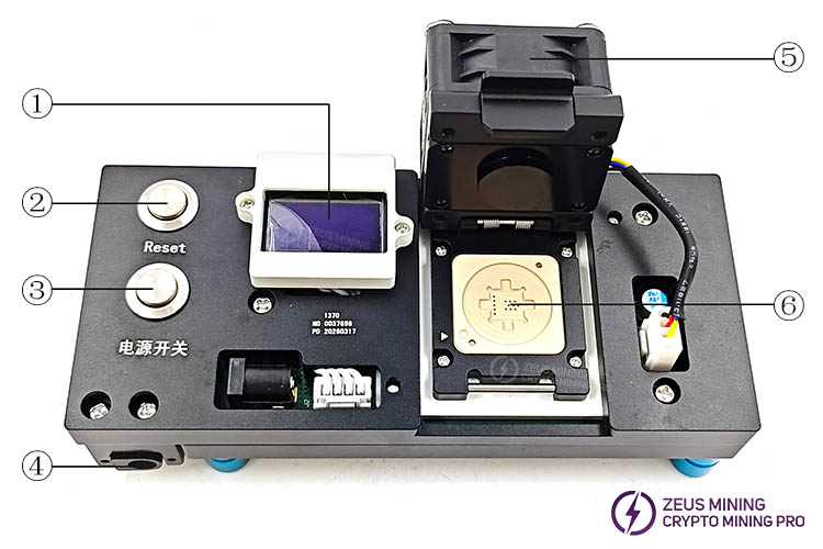 أداة اختبار رقائق ASIC طراز BM1370 لأجهزة Antminer