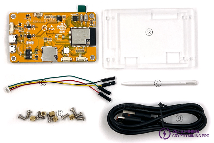جهاز تعدين بيتكوين فردي NMiner ESP32