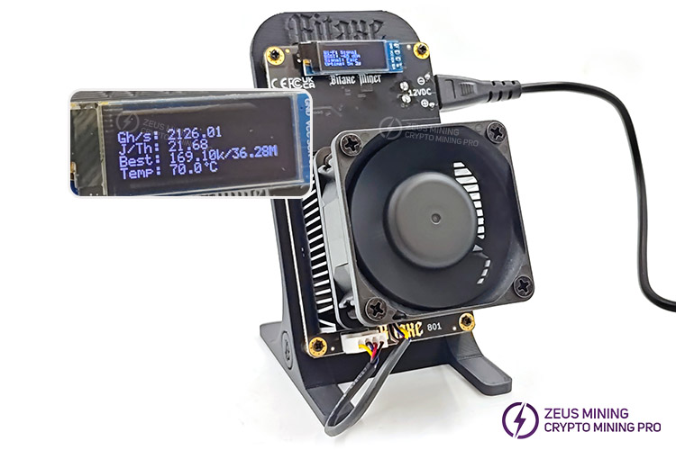 جهاز Bitaxe GT 801 2.4 تيراهاش ASIC لتعدين البيتكوين