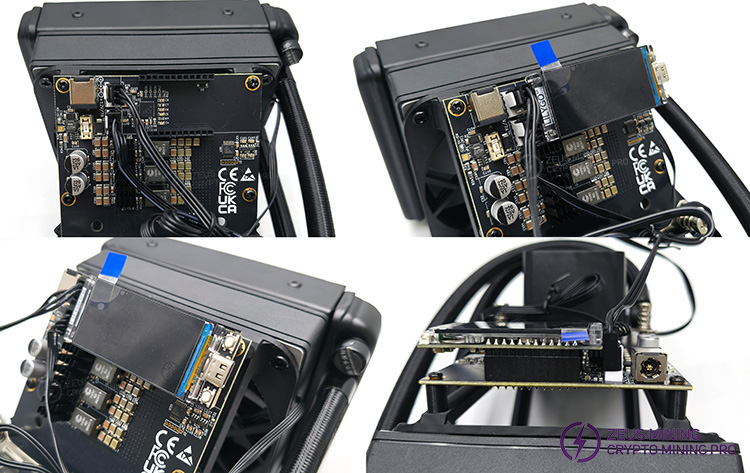 جهاز تعدين البيتكوين NerdQaxe++ Hydro 4.8TH ASIC جهاز تعدين
