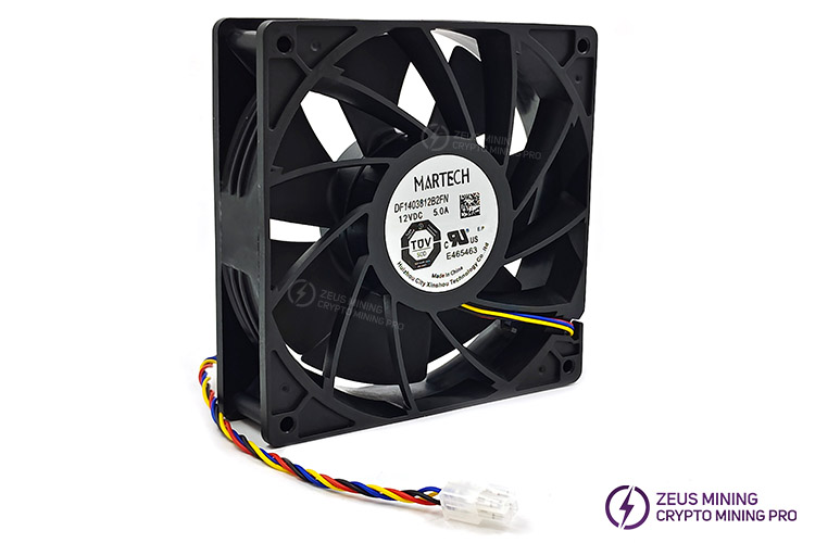 مروحة طراز Martech 12V 5A 7000RPM لجهاز Antminer S21pro