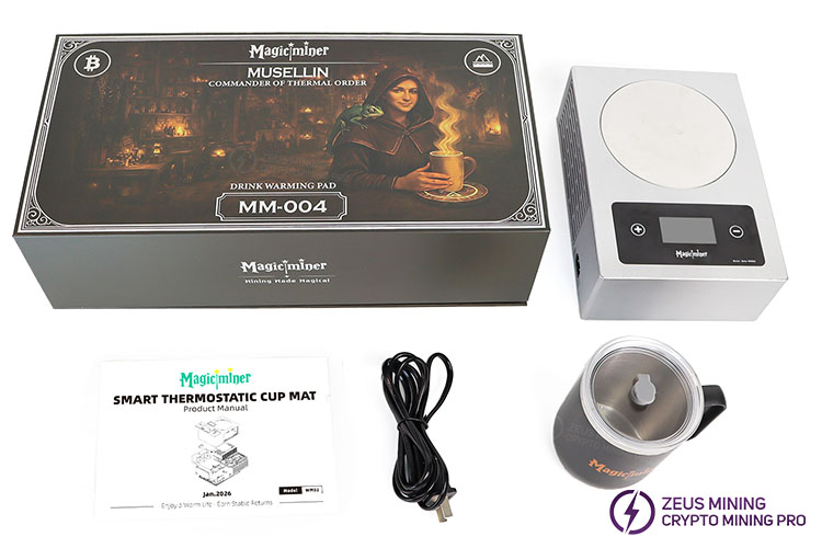 جهاز تعدين Magicminer WM02 بسرعة 7TH/s بقدرة 150 واط بتقنية SHA-256 سولو