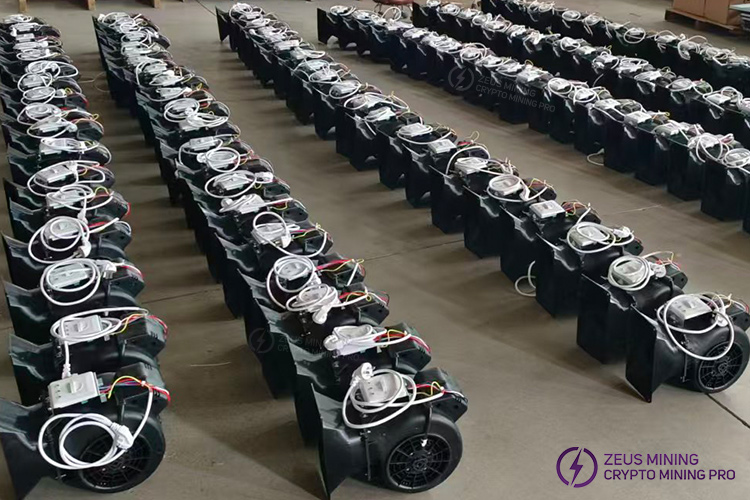 منفاخ كاتم للصوت صغير بقدرة ٤٠٠ واط لأجهزة Antminer