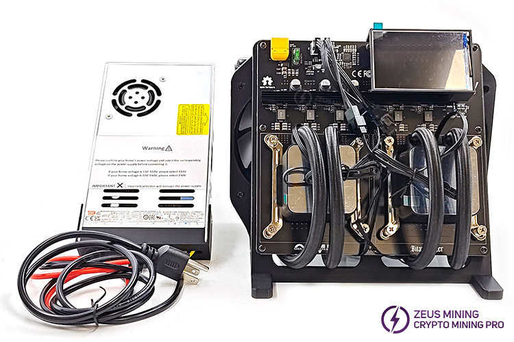 جهاز تعدين بيتكوين صامت بتقنية ASIC NerdOCTAxe Hydro الإصدار 3.1 بقدرة 13.8TH/s
