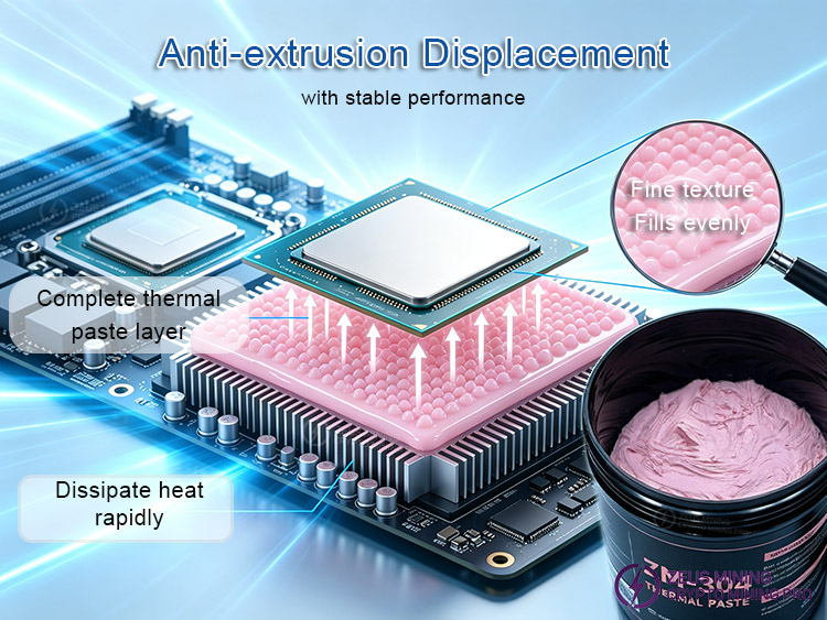 معجون حراري ZM-304 4 W/m·k لتبريد أجهزة تعدين ASIC