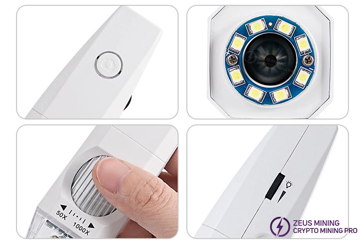 مجهر LEYUE Z05 الرقمي المحمول المزود بتقنية WiFi وحامل