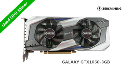 جهاز تعدين GPU 3 جيجا GALAXY GTX 1060 مستعمل