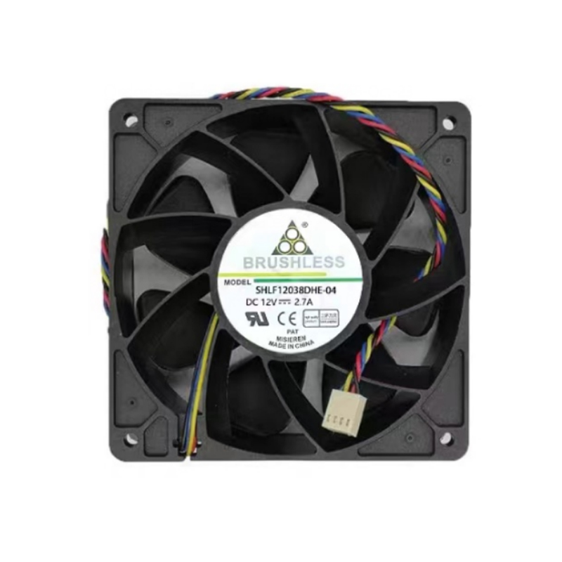 SHLF12038DHE-04 12V 2.7A مروحة تبريد لجهاز Antminer