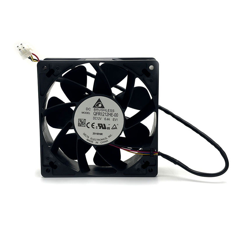 مروحة تبريد أصلية QFR1212HE-00 12V 6.4A لجهاز Antminer S21 T21