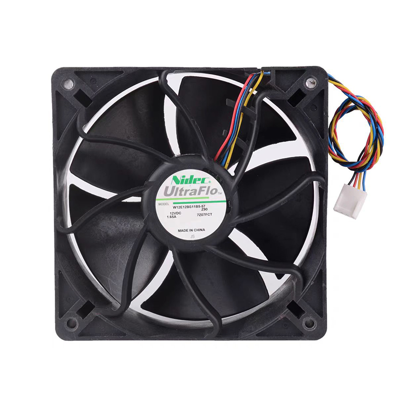 Nidec Antminer 12V 1.65A 6000RPM مروحة تبريد المنجم 120مم x 120 مم x 38 مم