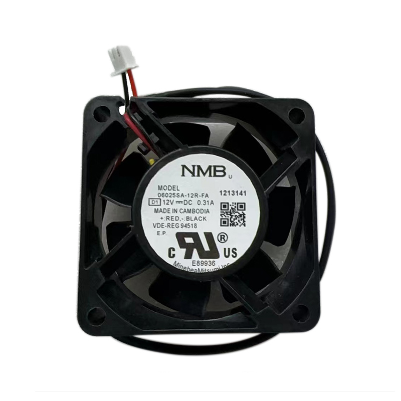 NMB 06025SA-12R-FA 12V 0.31A 60mm PSU مروحة تبريد لـ Antminer